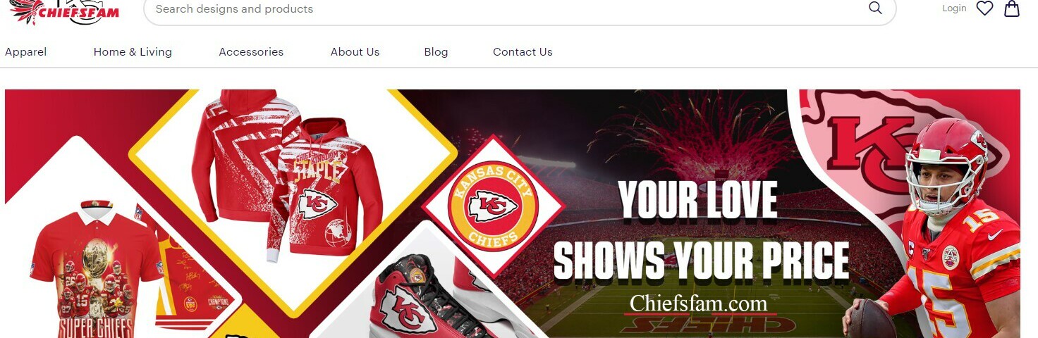 обложка автора Kansas City Chiefs Apparel ChiefsFam