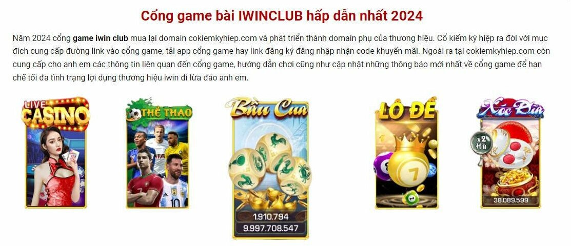 обложка автора Game bài iwin club