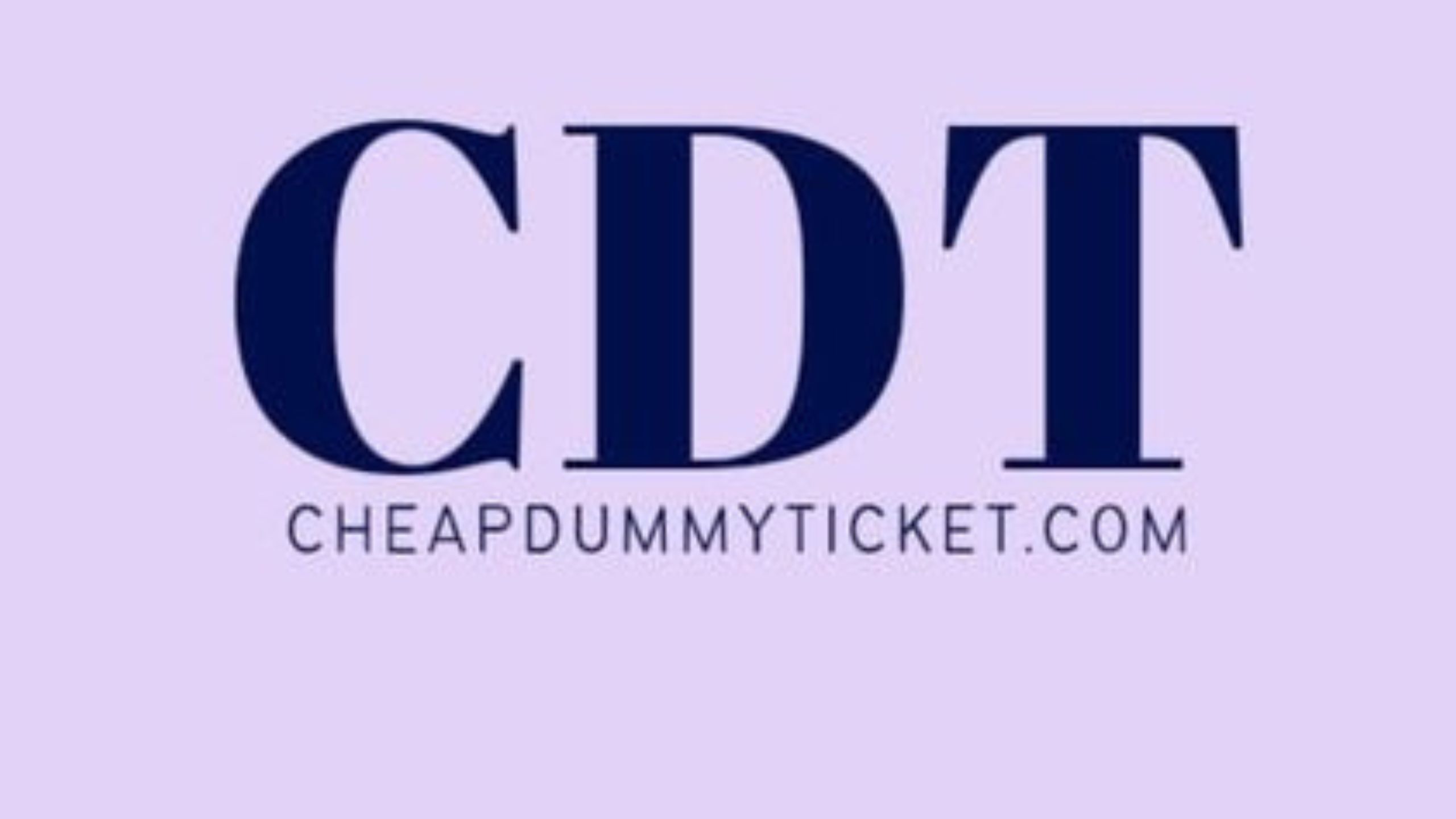 creator cover Cheap Dummy Ticket