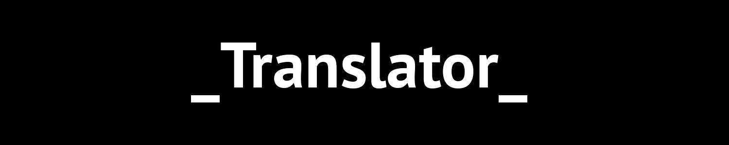 creator cover _Translator_