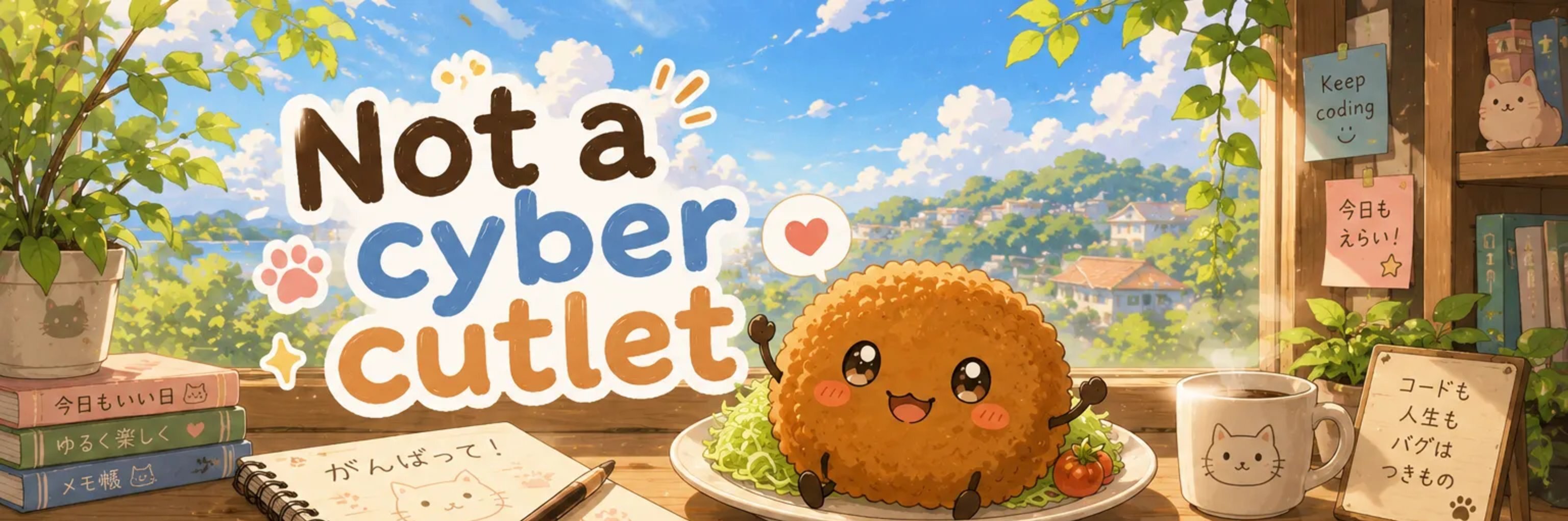 creator cover Not a cyber cutlet