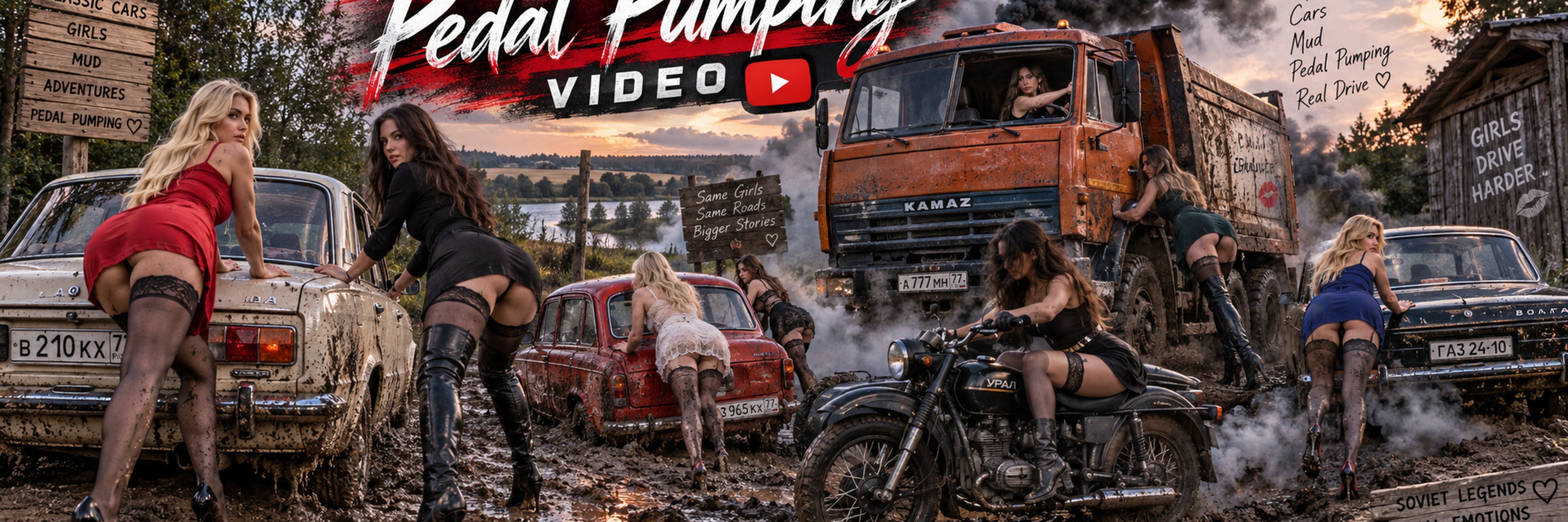 creator cover Pedal Pumping Revving Stuck