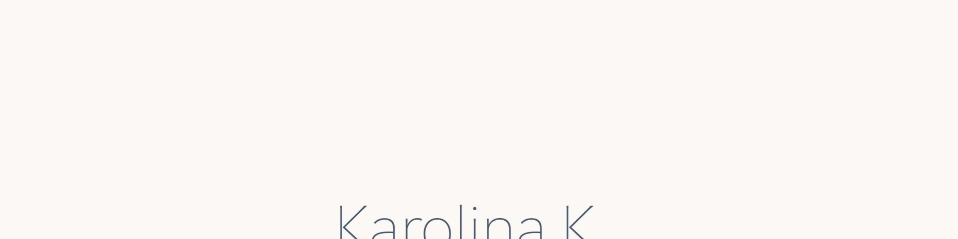 creator cover Karolina K