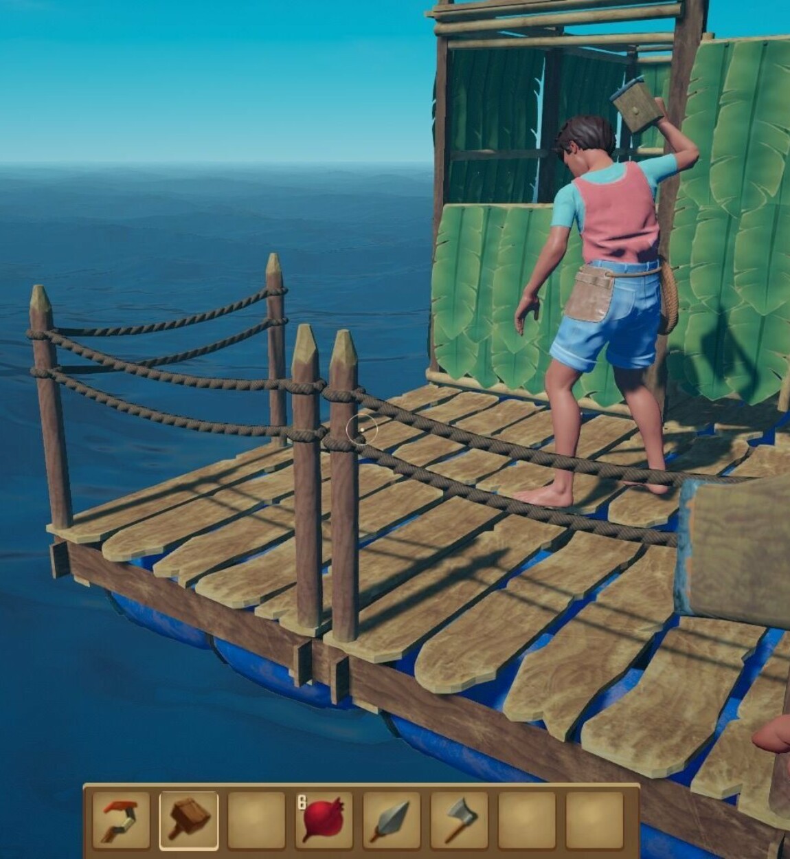 Как играть в пиратку рафт с другом
