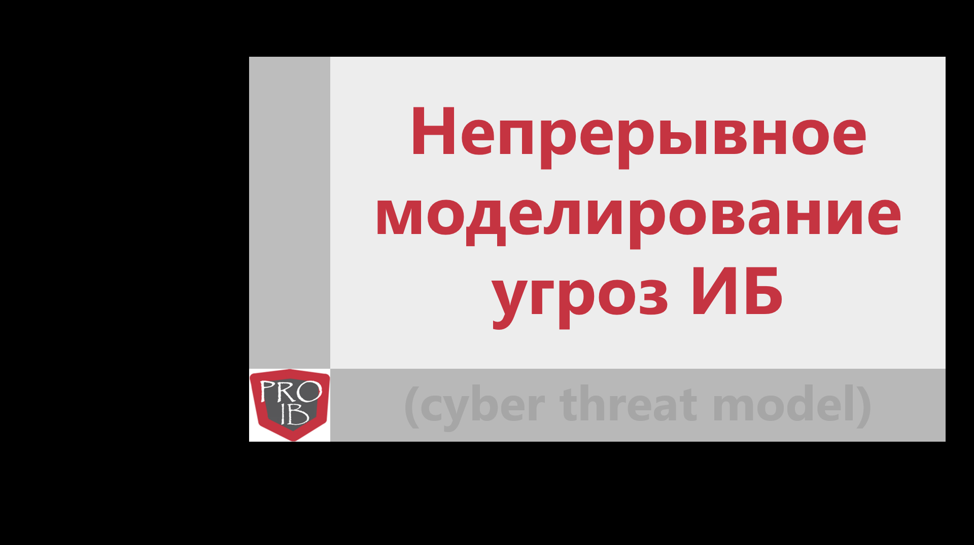 Моделирование угроз кии