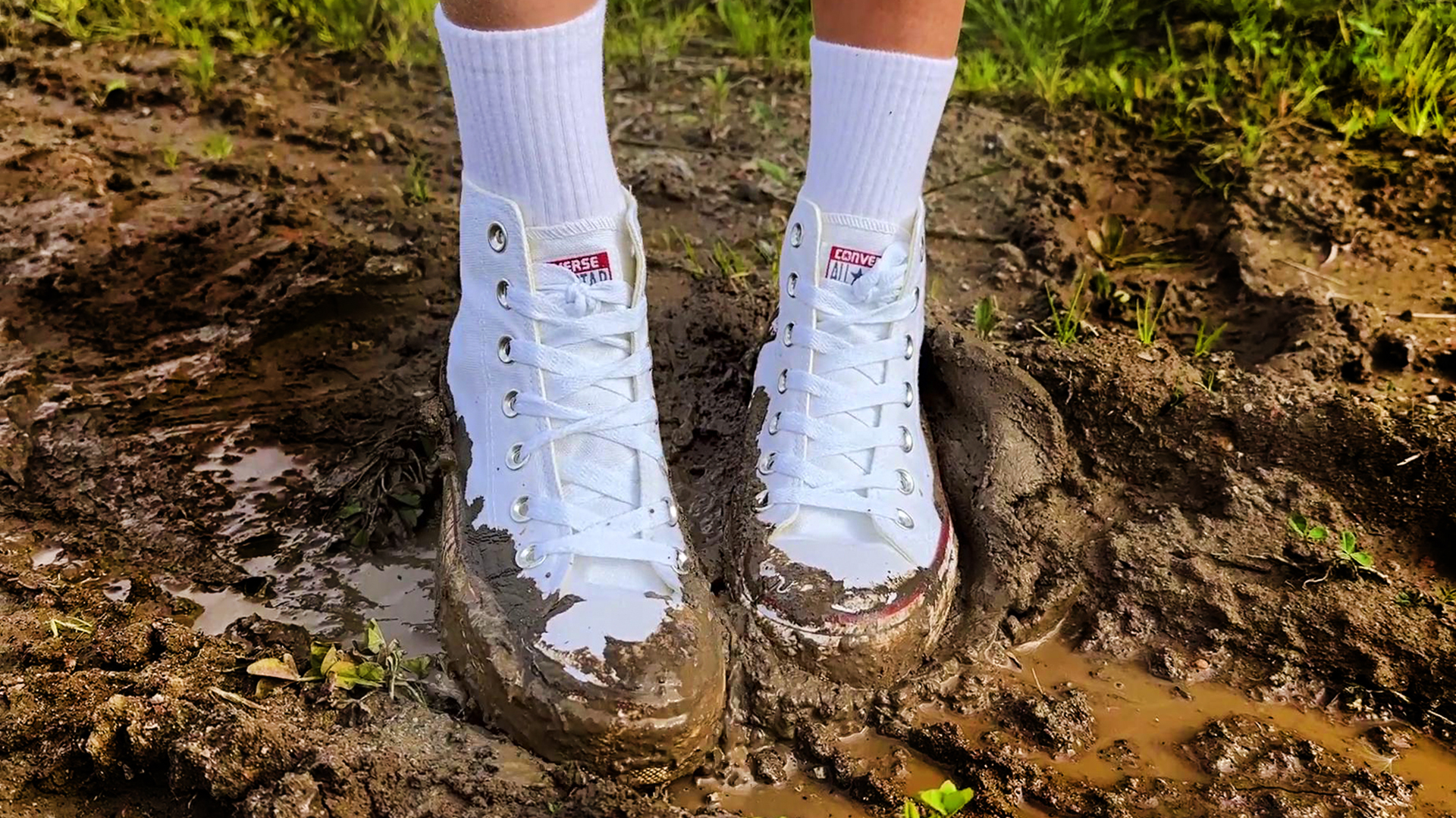 CONVERSE ALL STAR IN MUD, Converse in Mud, Wet and Muddy Converse ...