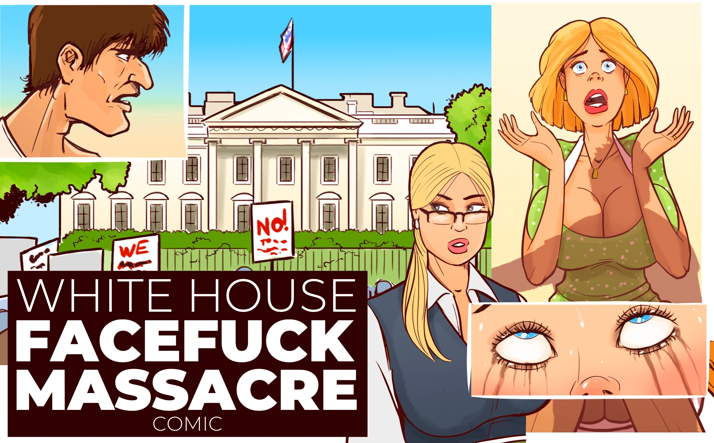 White House Facefuck Massacre Comic Disarten Boosty 4575