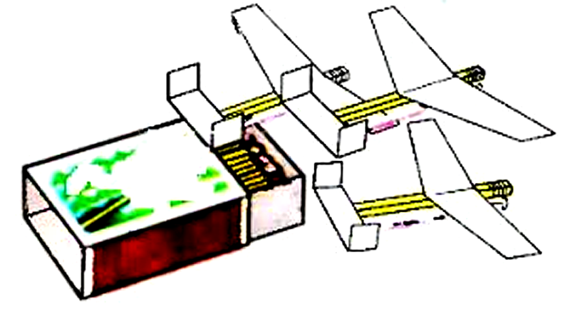 Как сделать самолетик из спичек? | Modelos de aviones, Aviones, Planos