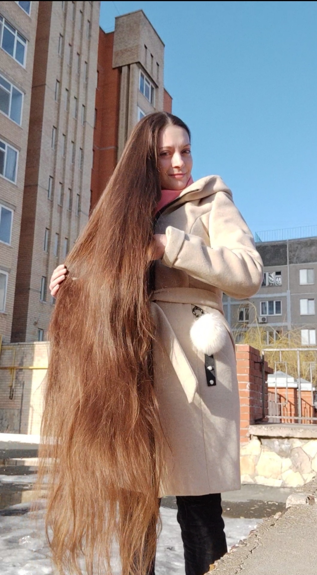 Shiny hair in the wind (10min) - Nata Rapunzel | Boosty