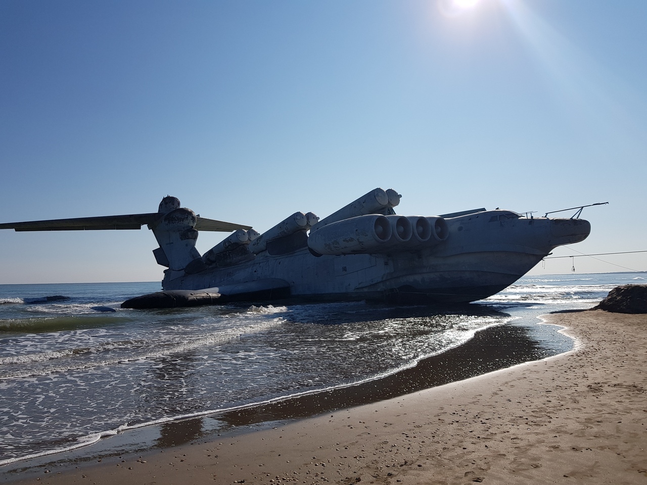 Экраноплан на Аравийском море