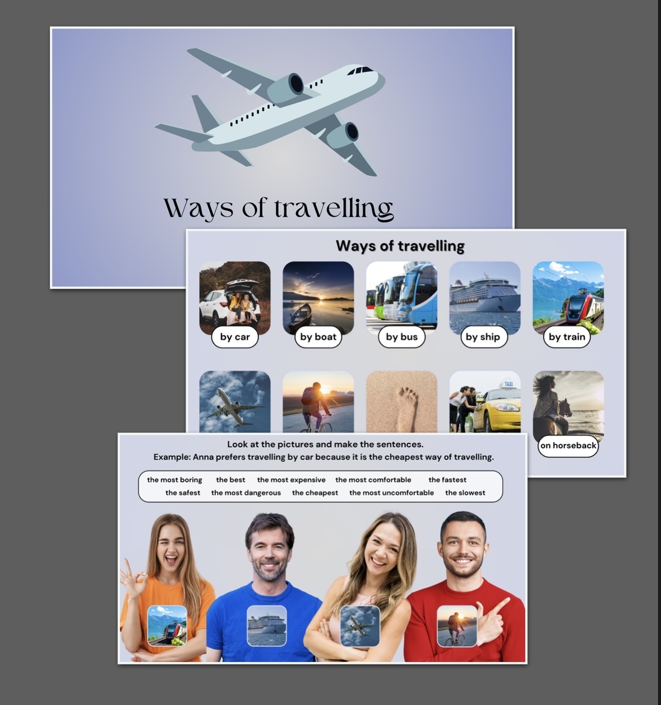 Ways of travelling А2 My.Incredible.English Boosty