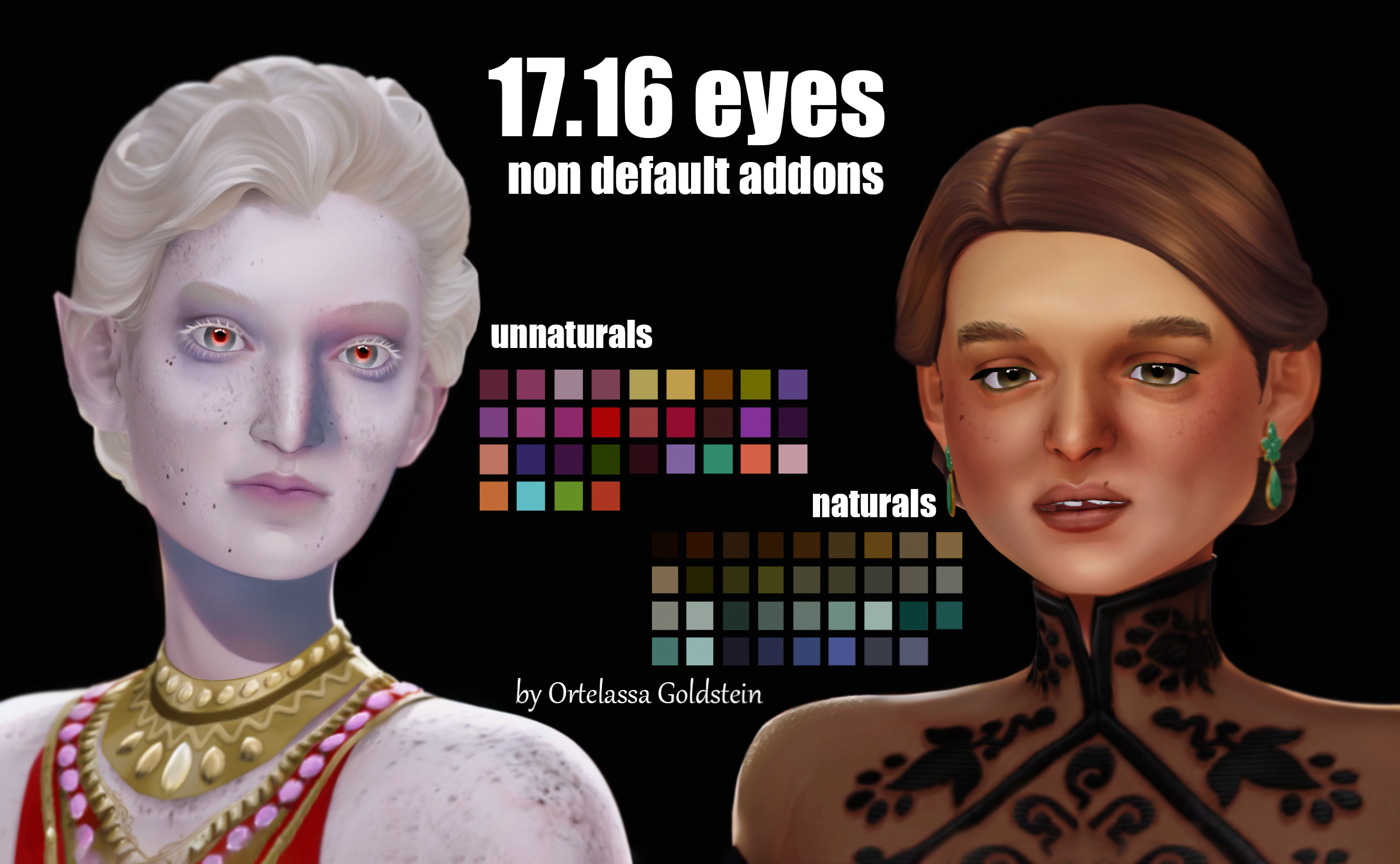 I like my &quot;17.16&quot; <b>eyes</b> very much, so I made additional no...