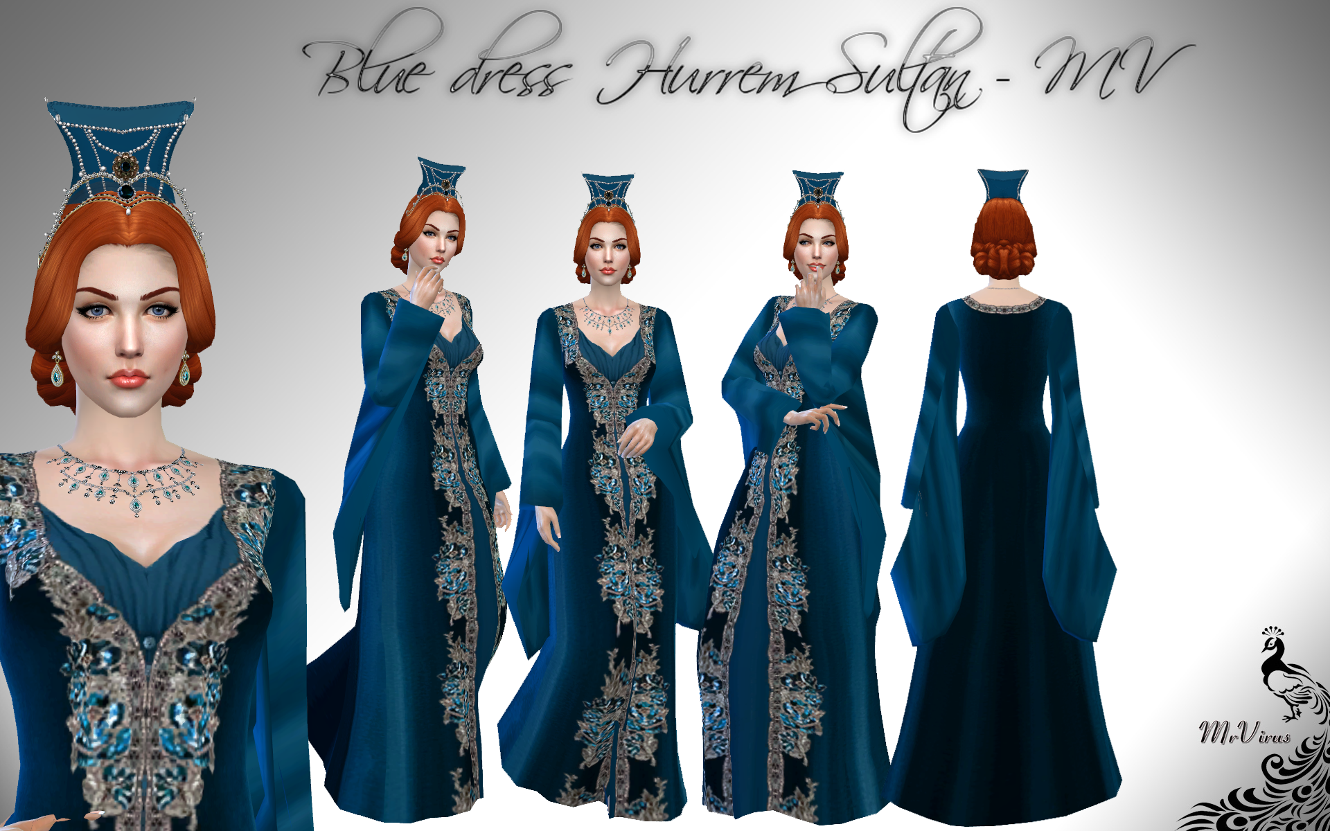 Blue dress Hurrem <b>Sultan</b> - MV - mrvirus Boosty.