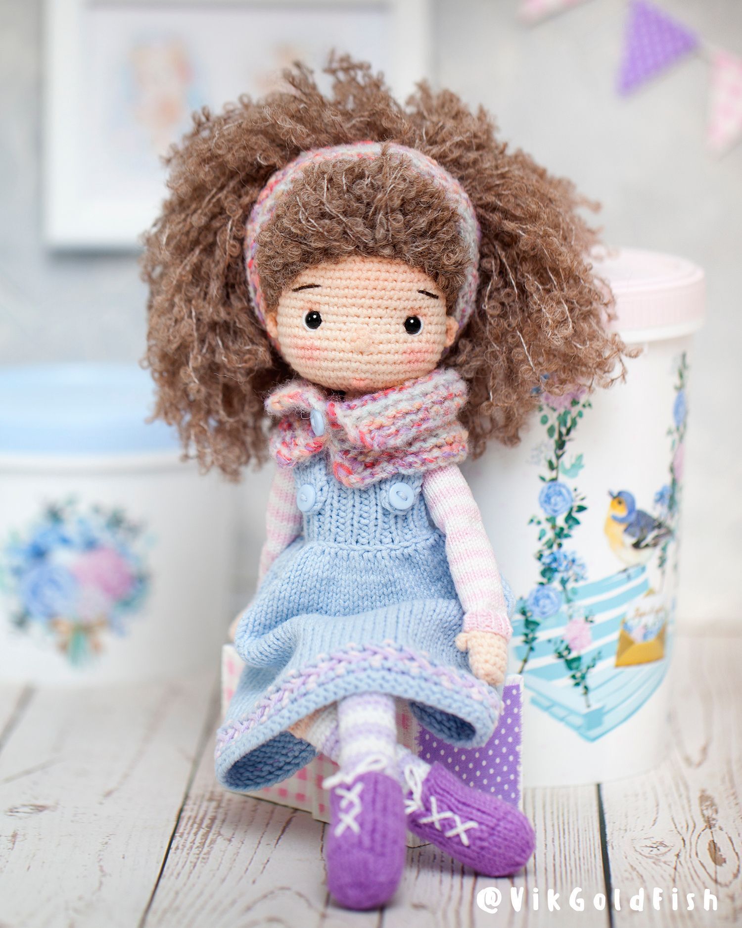 Crochet Doll Pattern, Crochet Pattern Doll Elly, Amigurumi Doll Pattern ...