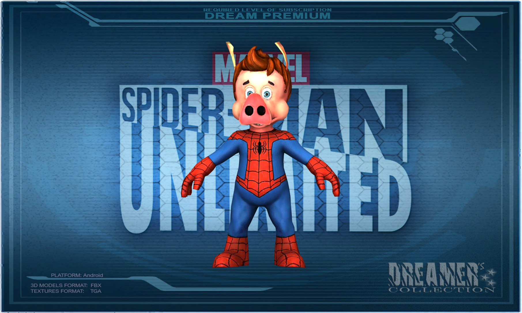 Spider-Ham (Peter Porker Unmasked) - ☆Dreamer's Collection☆ | Boosty