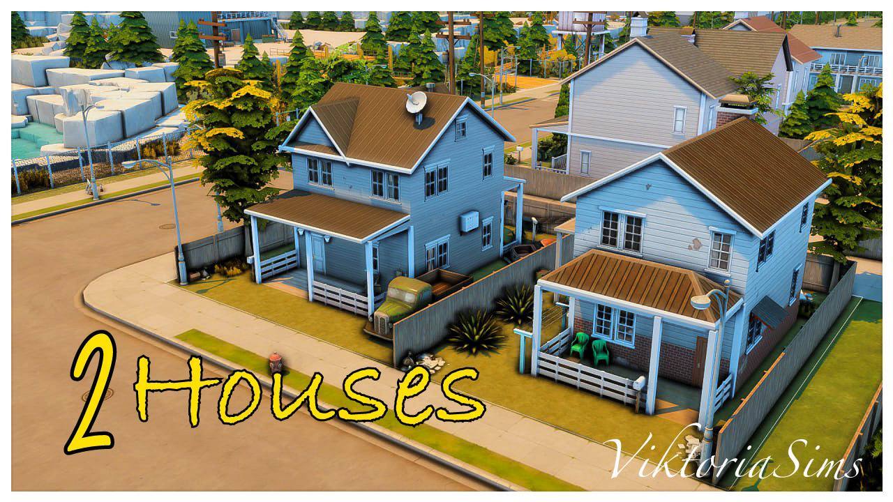 2 Дома🏠❤│2 Houses│(NO CC) - ViktoriaSims🍓 | Boosty