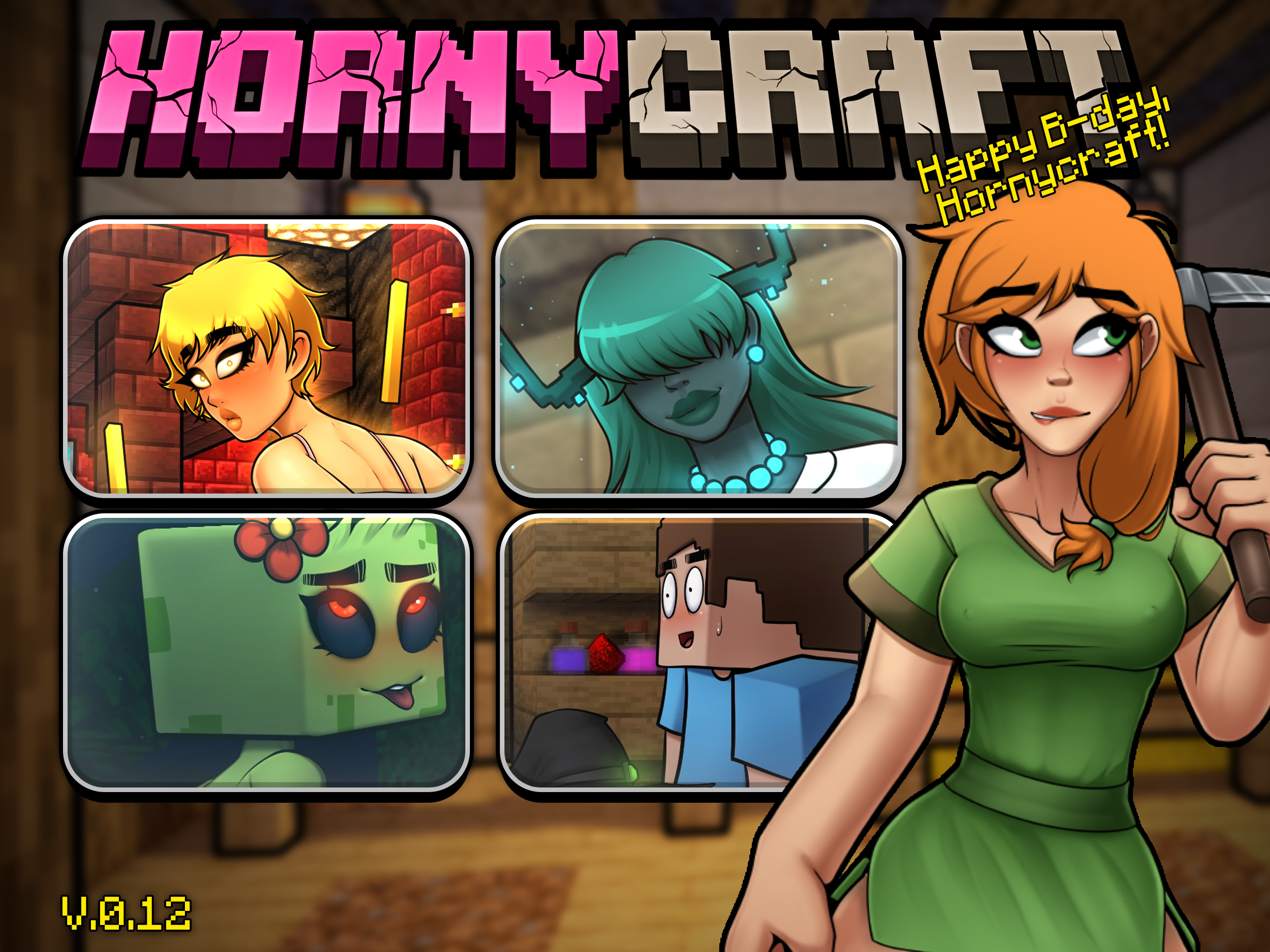 Hornycraft все сцены