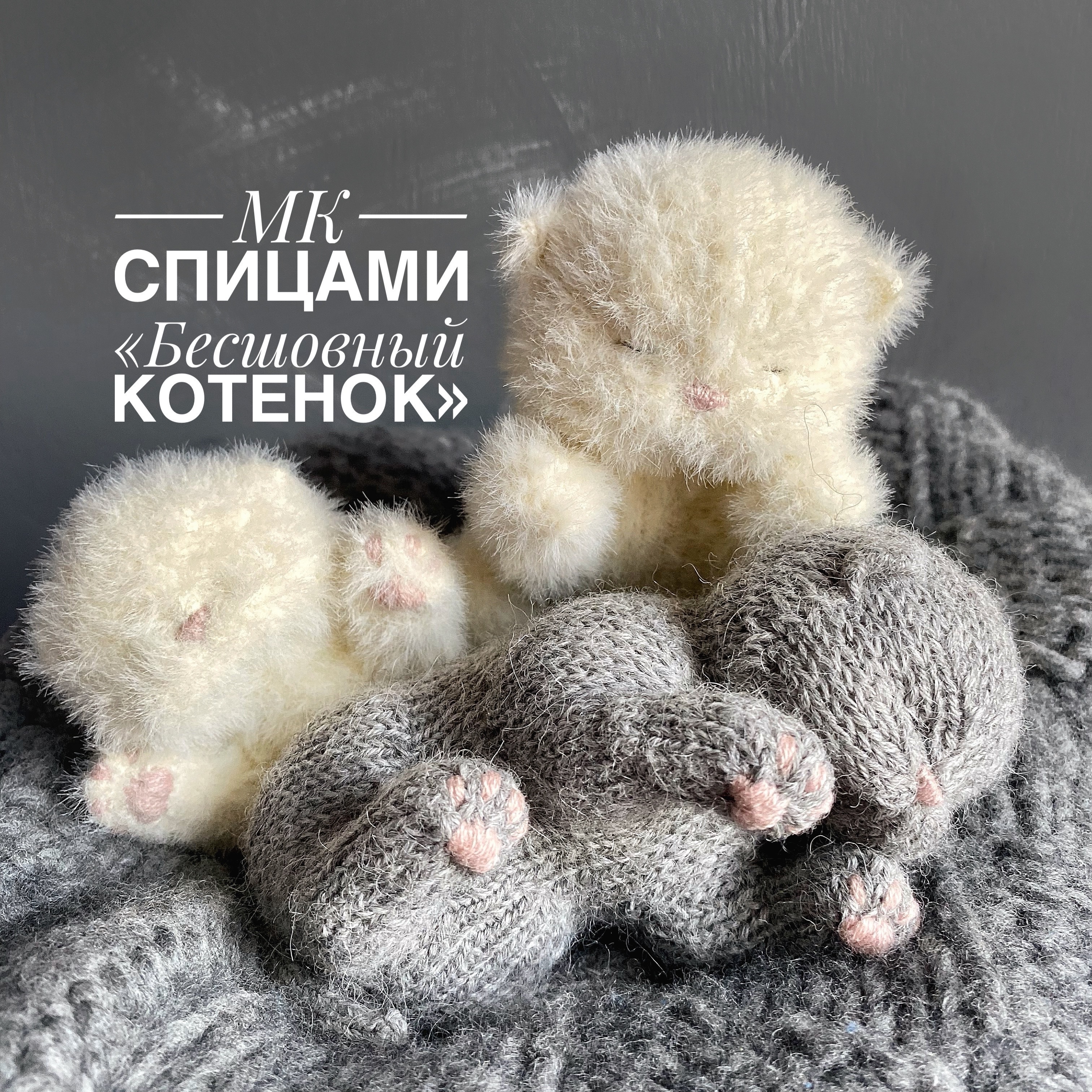 Кот спицами мк
