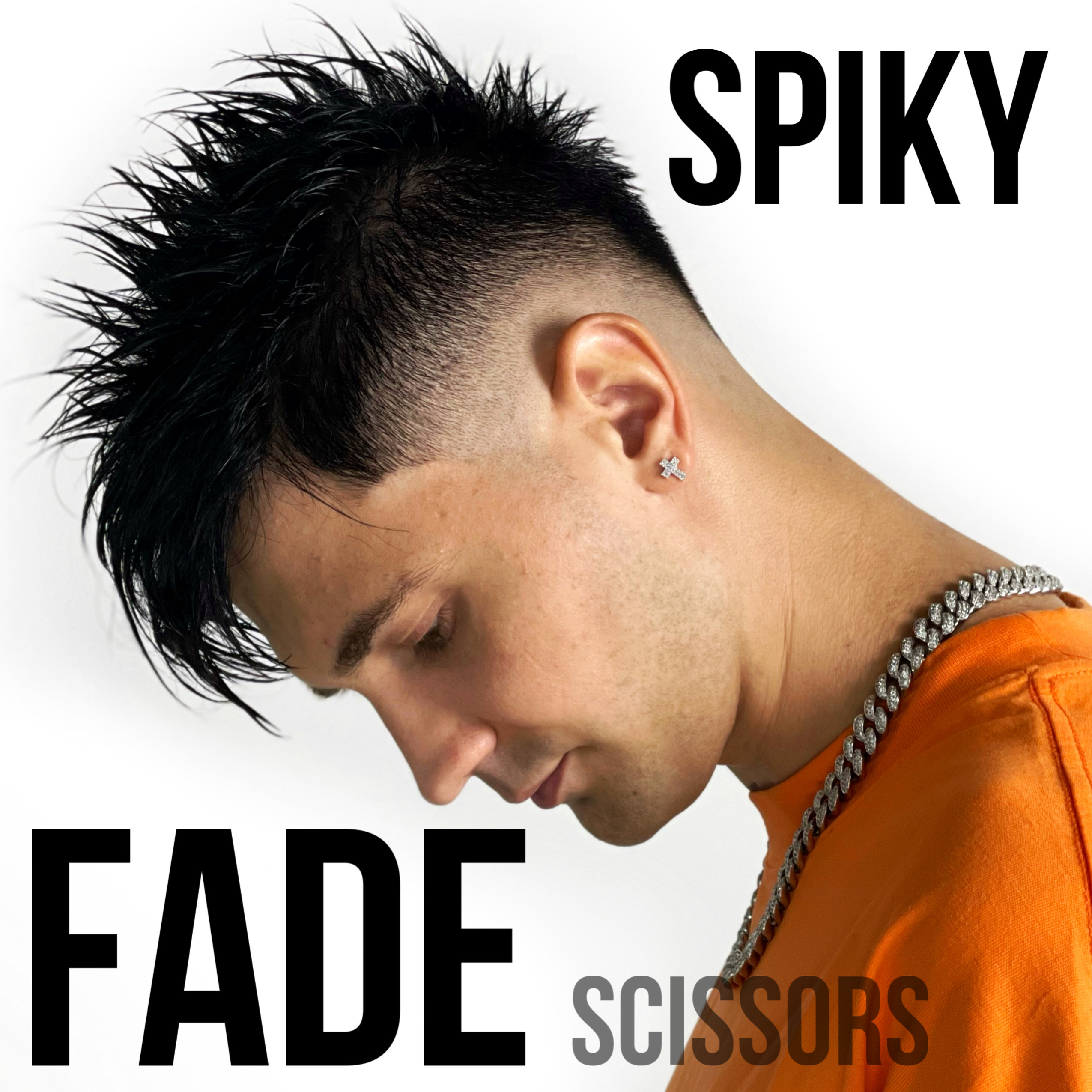 Fringe / Spiky / fade scissors / мужская стрижка Макс (читайте описание ...