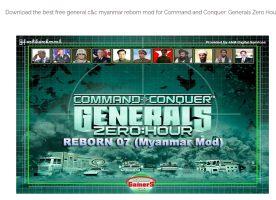 GenLauncher mod for C&C: Generals Zero Hour - ModDB