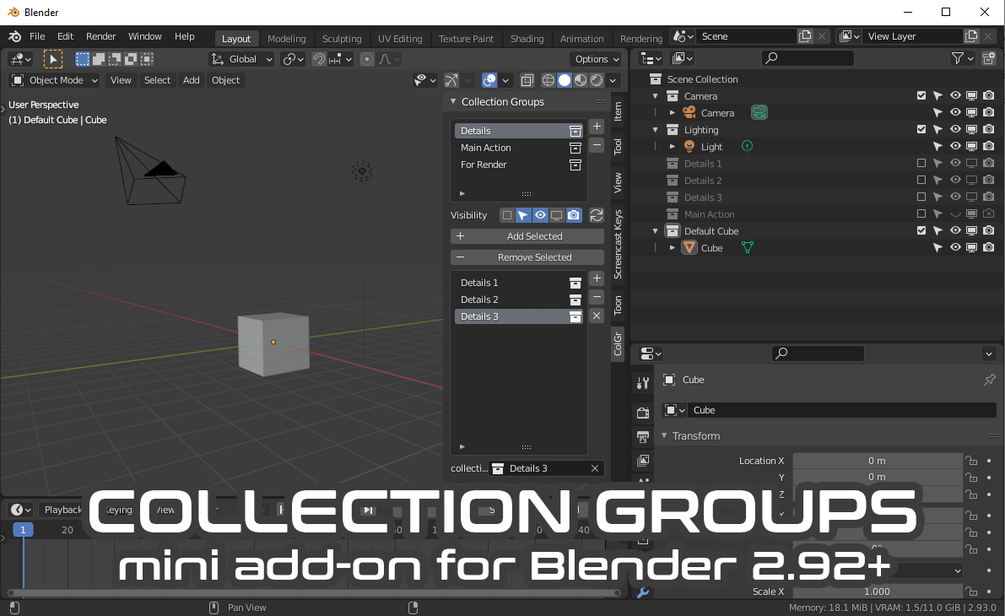 Мои аддоны для Блендер My Blender addons Andrey Sokolov Boosty