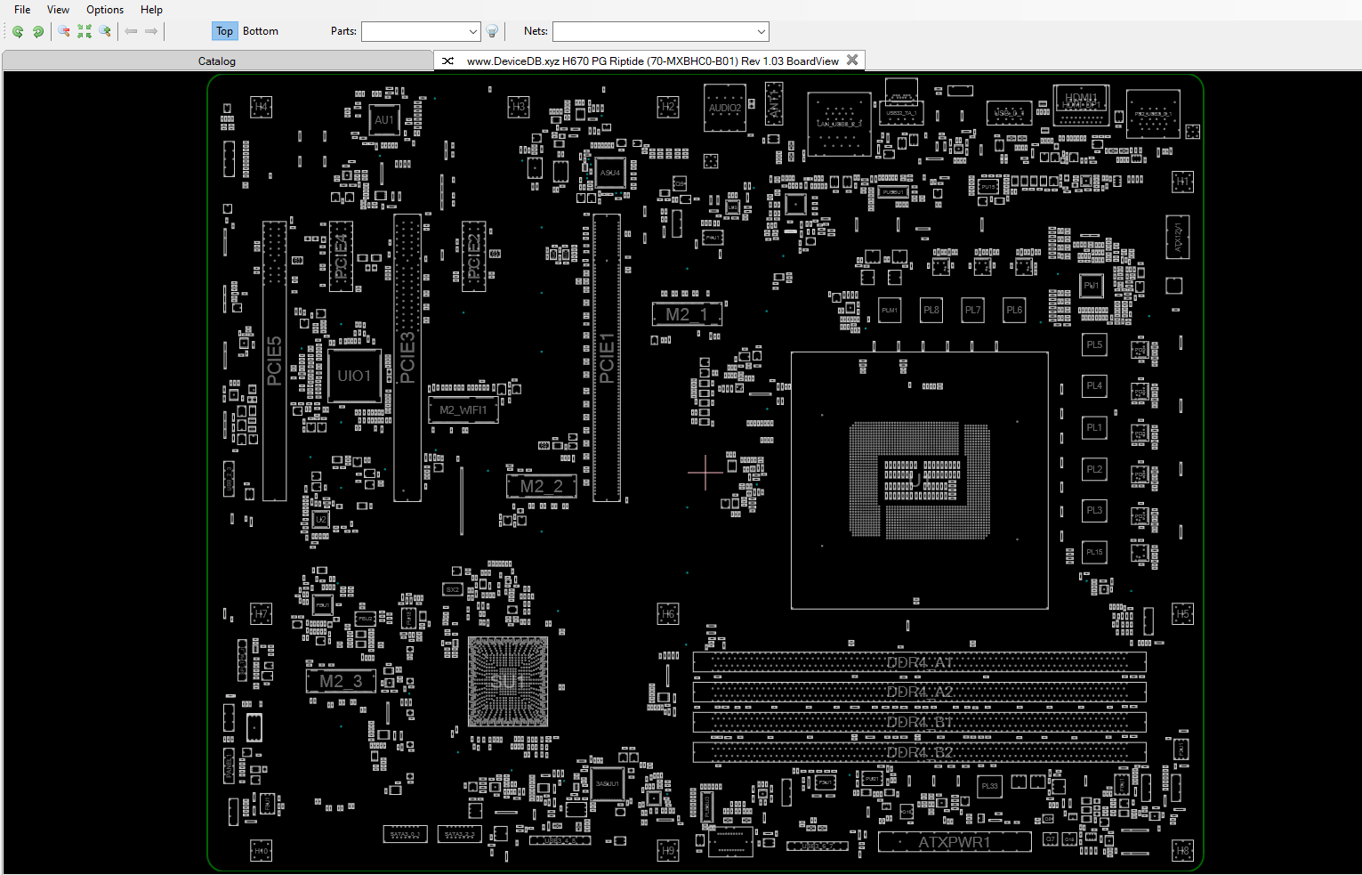 ASRock H670 PG Riptide (70-MXBHC0-B01) Rev 1.03 BoardView.CAD ...