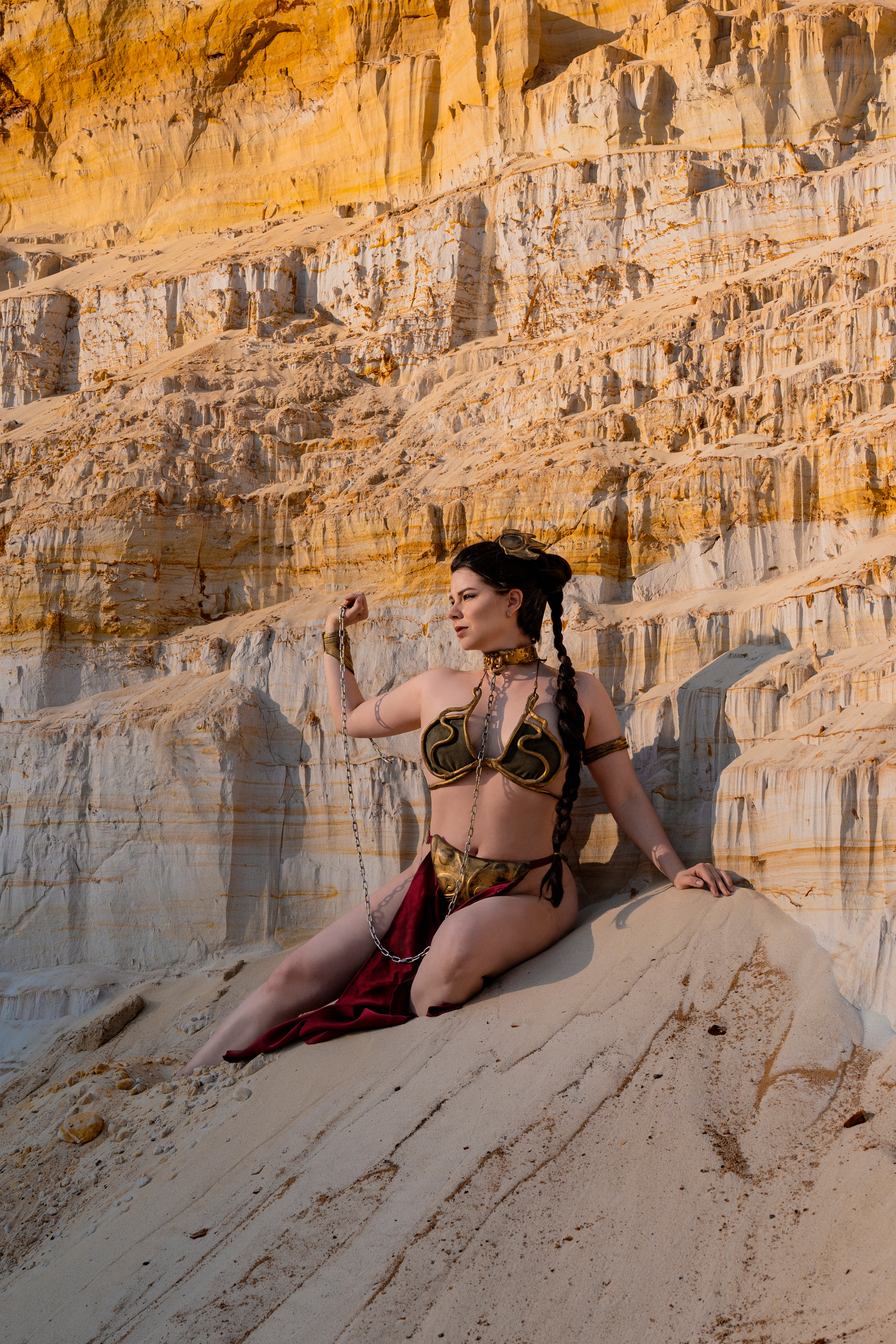 Slave Leia photoshoot announcement - Anastasya Zelenova | Boosty