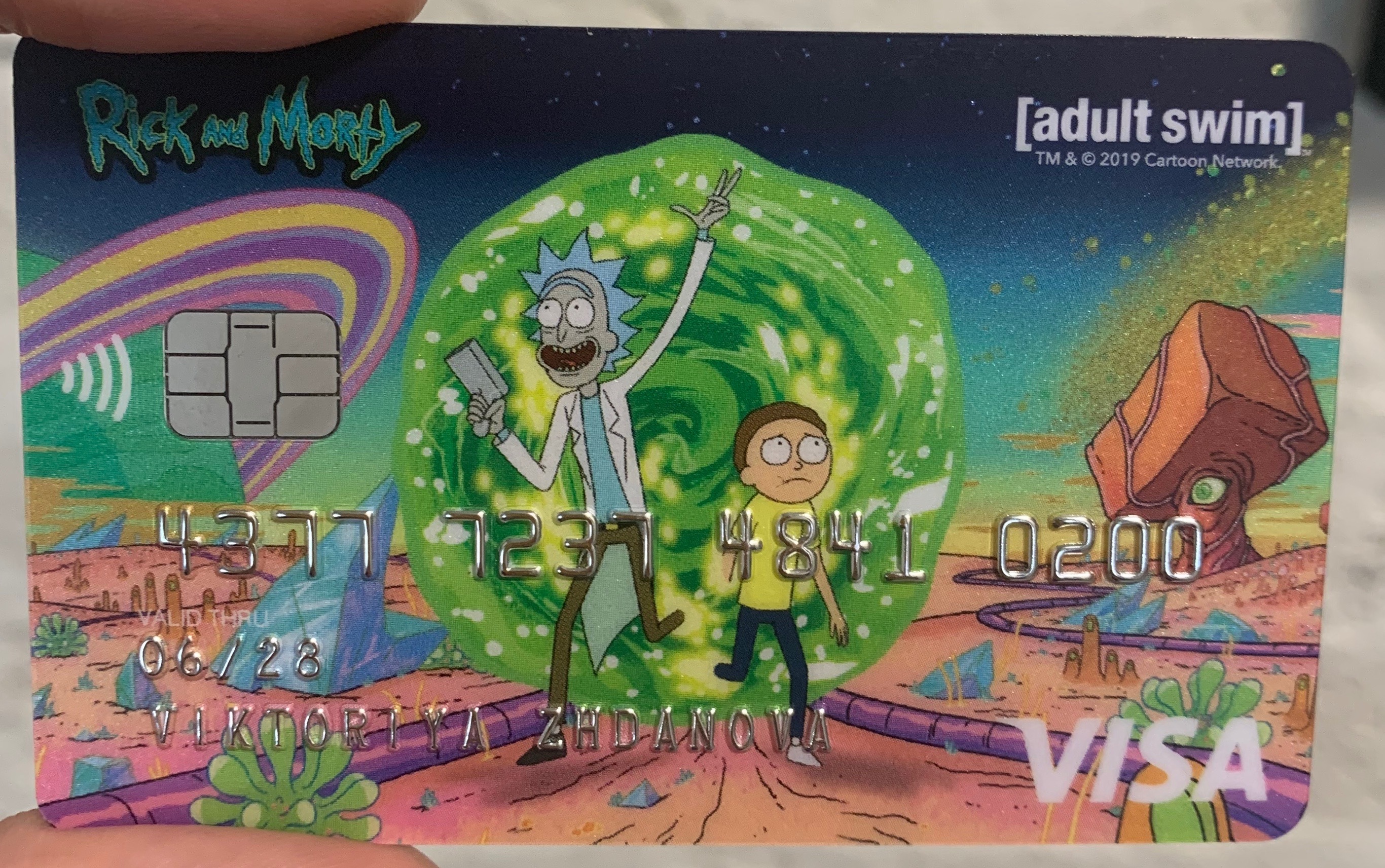 Карта rick and morty