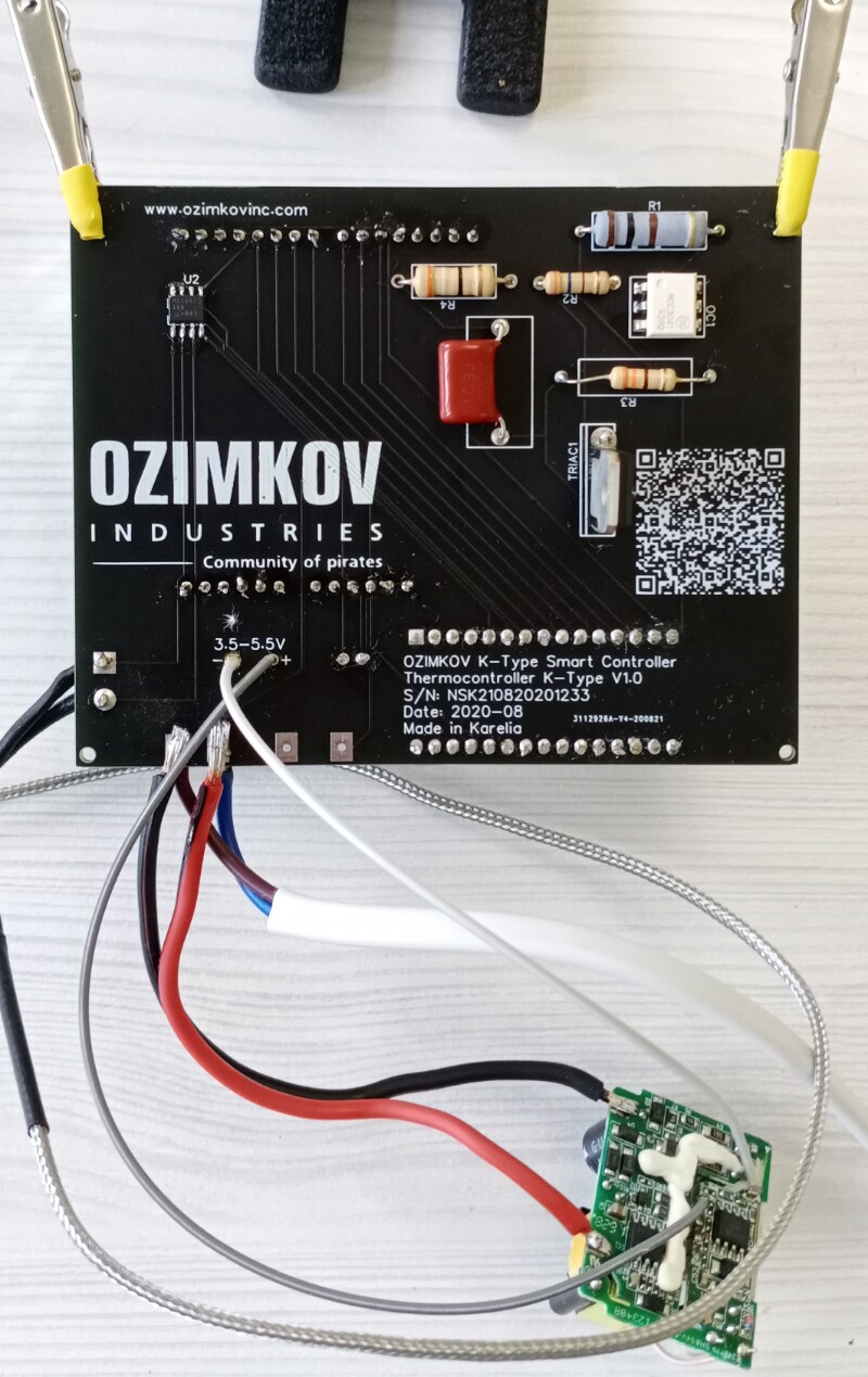 OZIMKOV industries: Термоконтроллер К-типа на Arduino. - Sergey Ozimkov |  Boosty