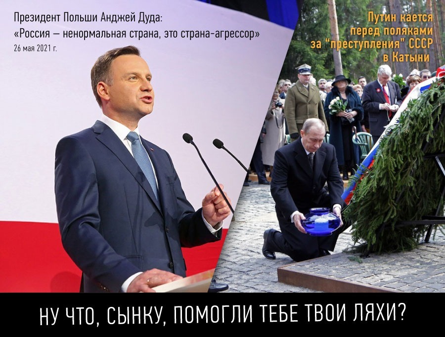 Ну что, сынку, помогли тебе твои ляхи? 