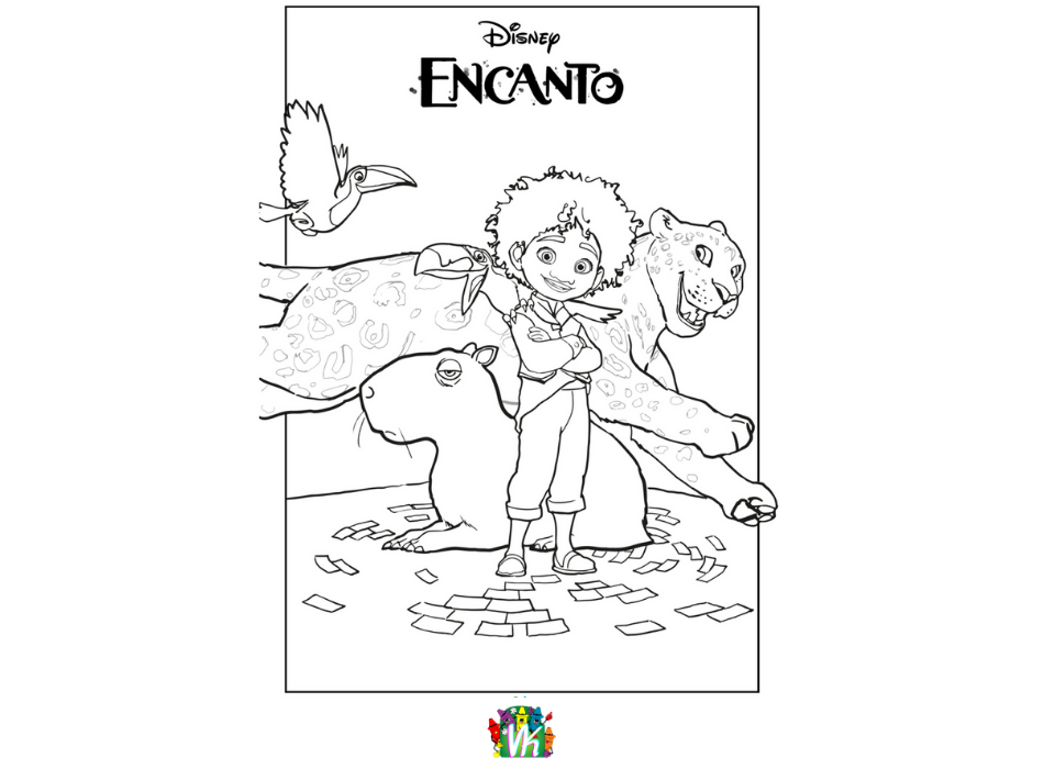 Encanto Värityskuvat lapsille verkossa - Varityskuvat - Varitys Kuvat |  Boosty