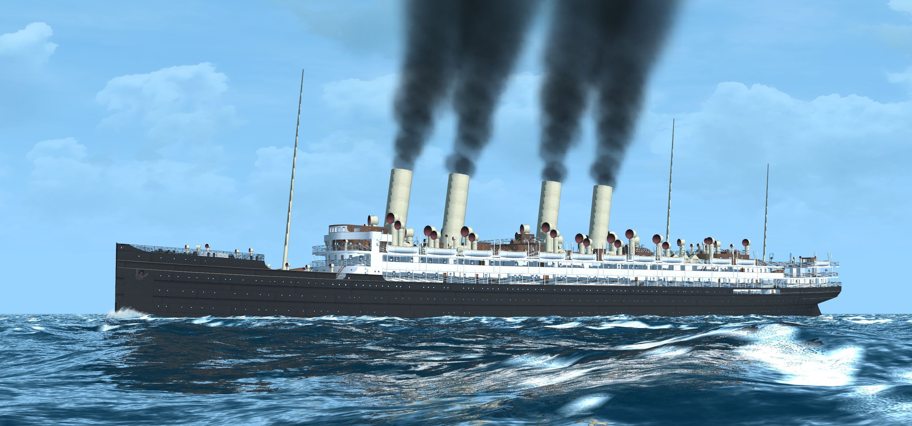 SS Kronprinzessin Cecilie (1906) WIP - Alex Beaut Line | Boosty