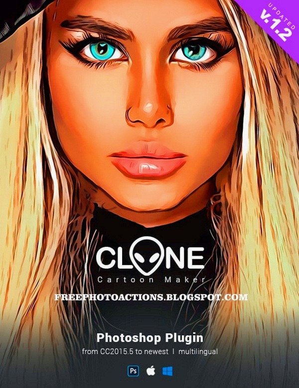 Cartoon Maker - Clone - Photoshop Plugin 28654885 - FreePhotoActions