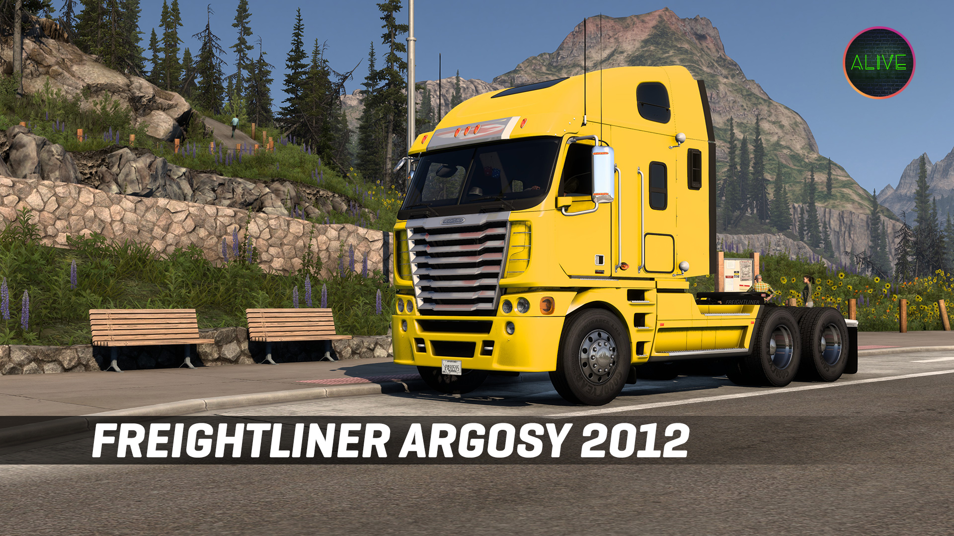 Freightliner Argosy 2012 - Обзор мода для #ATS 1.46 - TheAlive55 | Boosty