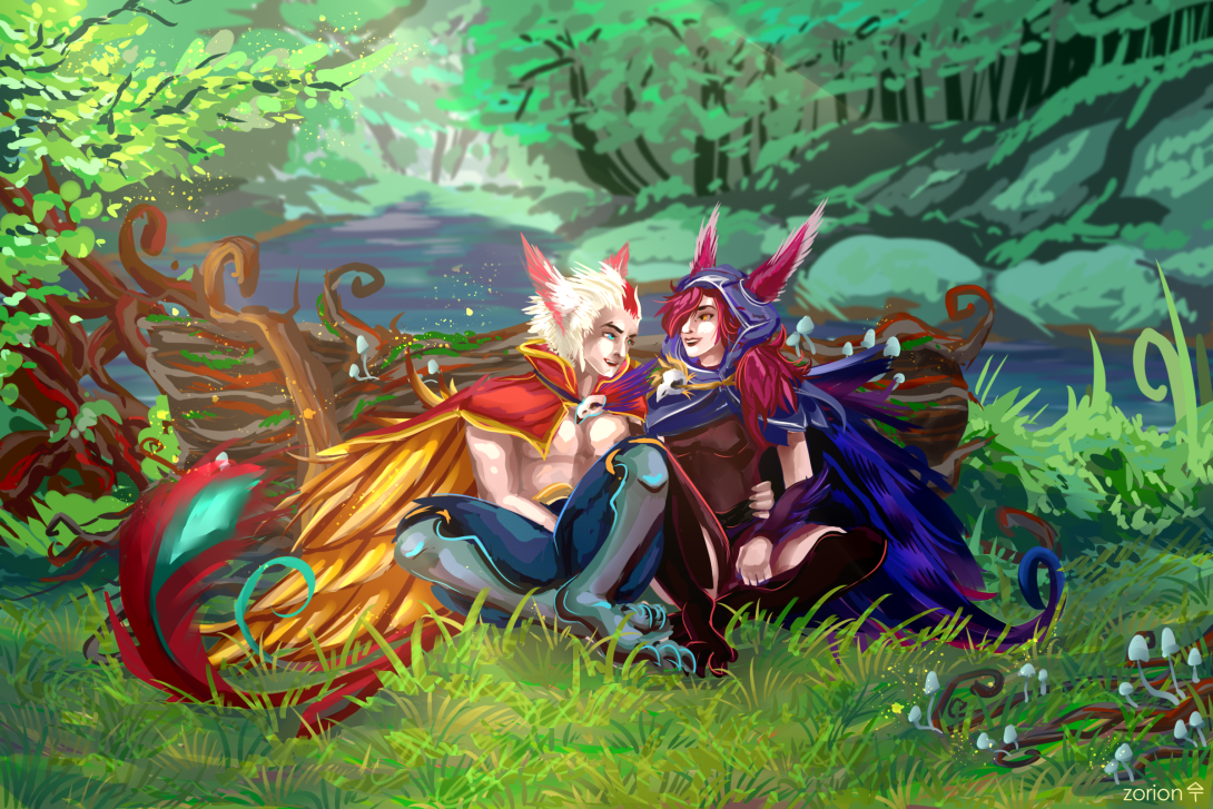 My favorite characters from the game League of Legends. 