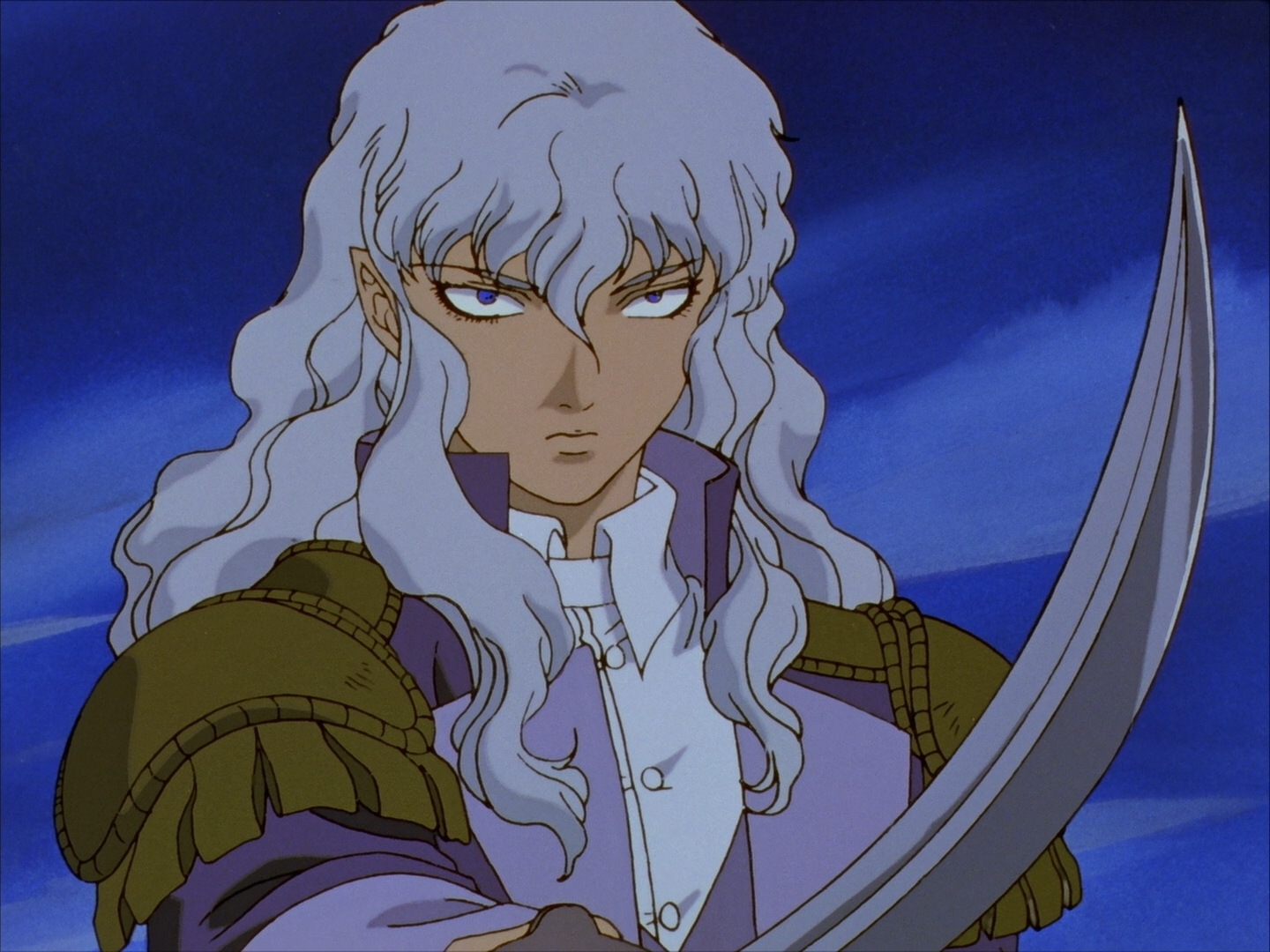 Рост гриффита. Гриффит Берсерк 1997. Гриффит Берсерк. Гриффит аниме. Griffith anime 1997.