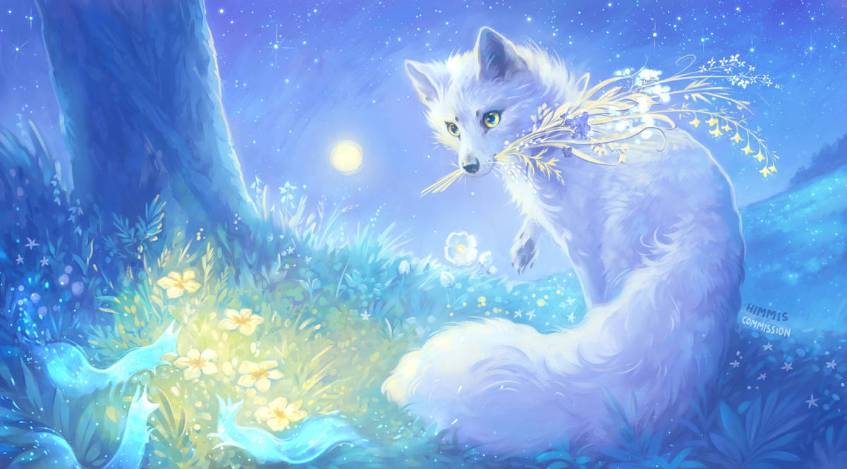 The <b>white</b> <b>fox</b> is a dream walker, who brings the dreams to those in need