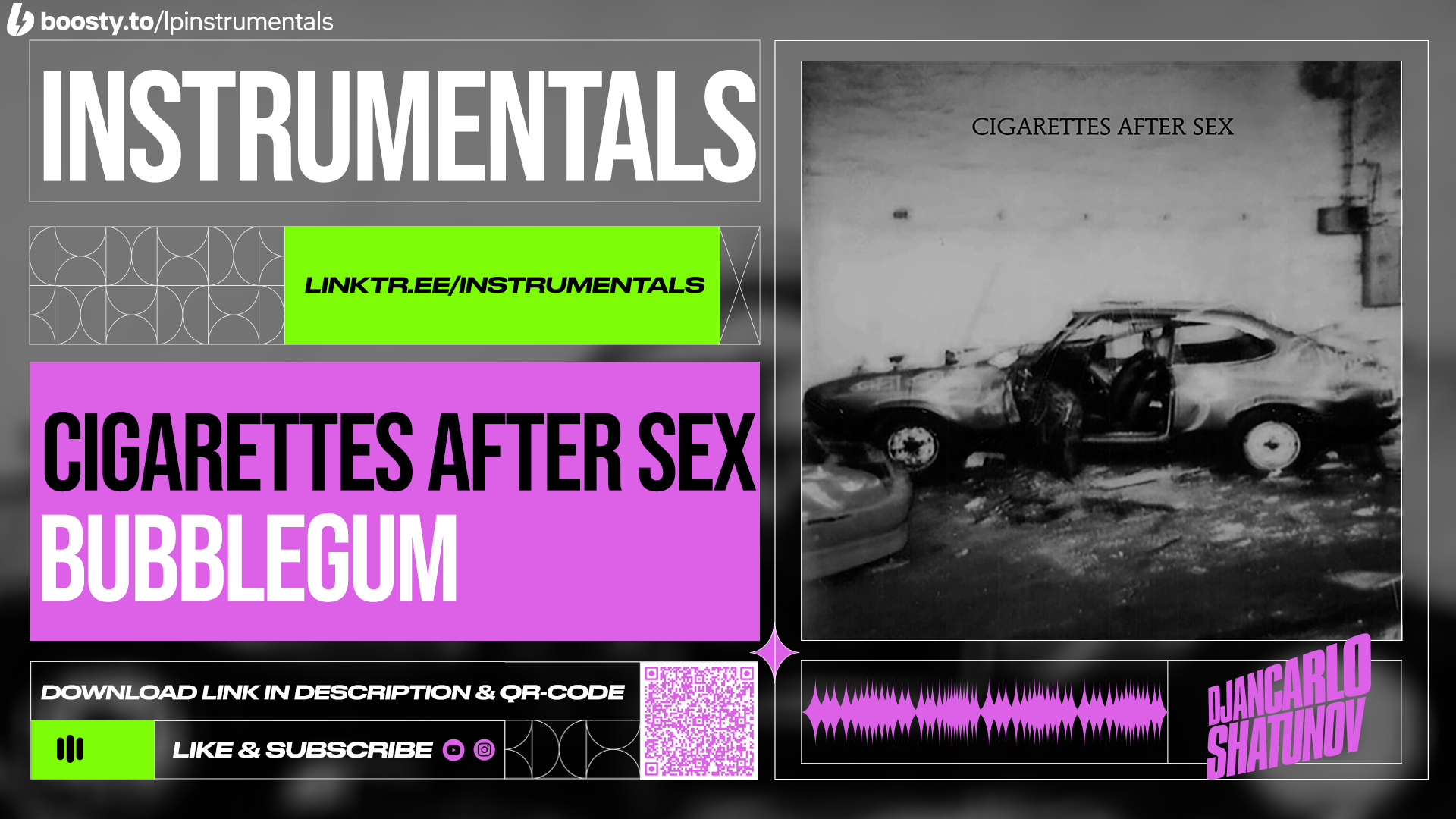 <b>Cigarettes</b> <b>After</b> Sex - Bubblegum (WAV Instrumentals) - exclusive content fr...