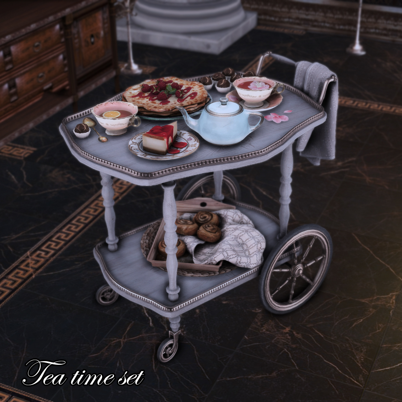 [TV-Sims] Tea Time set - TVSims | Boosty