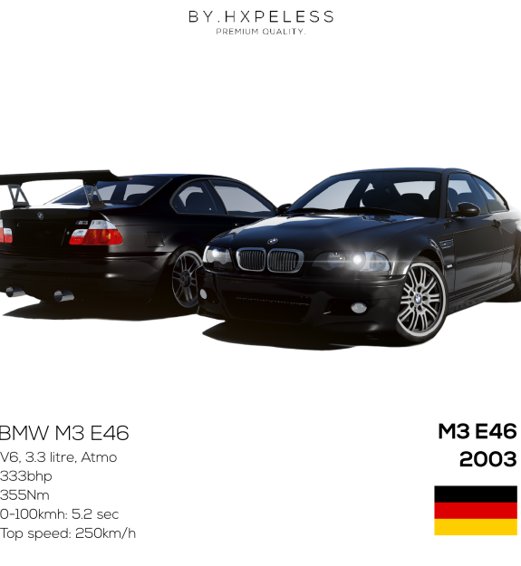 BMW M3 E46 (STOCK + TRACK SPEC) - by.hopeless AC