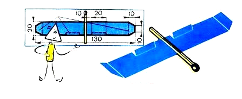 Самолет из спички. Модели планеров из спички.