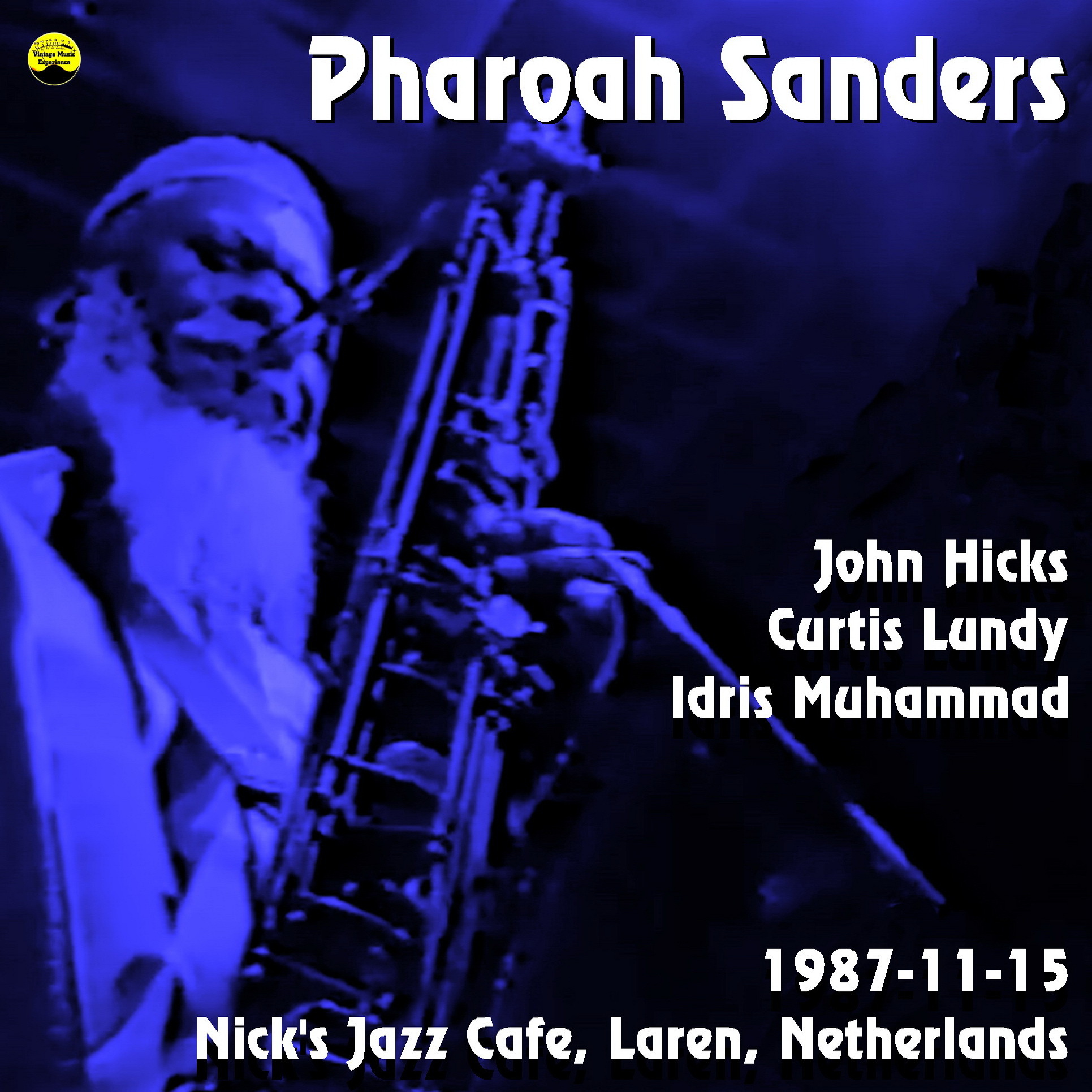 Pharoah Sanders - 1987-11-15, Nick's Jazz Cafe, Laren