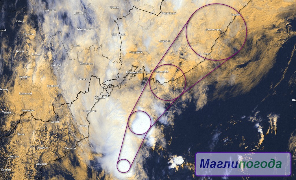Маглипогода приморский край
