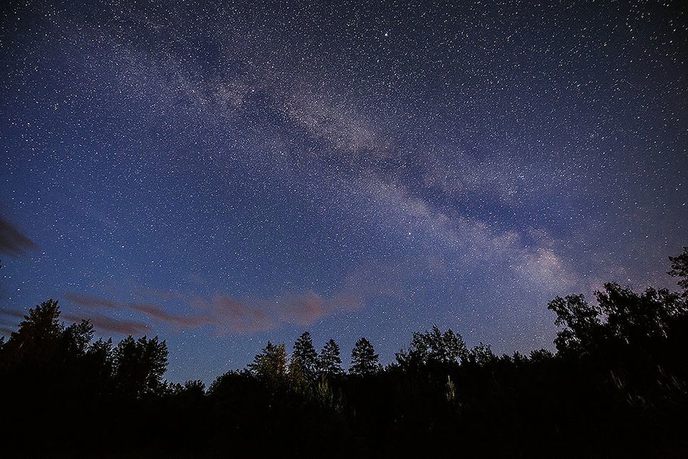 Магнитный пазл 27x18см."Ночь, небо, звезды" на холодильник купить с доставкой
