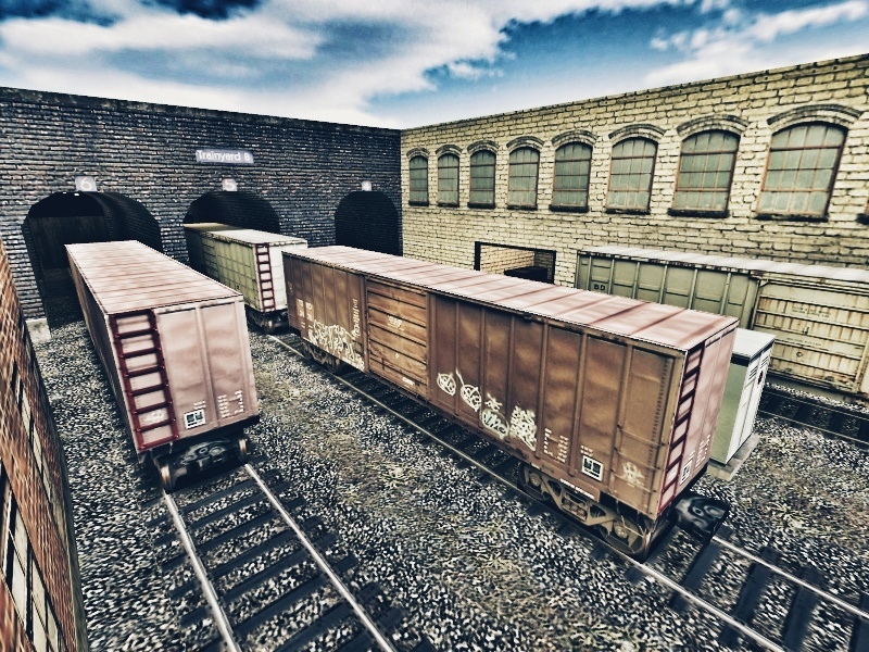 Триггеры на карте de_train.