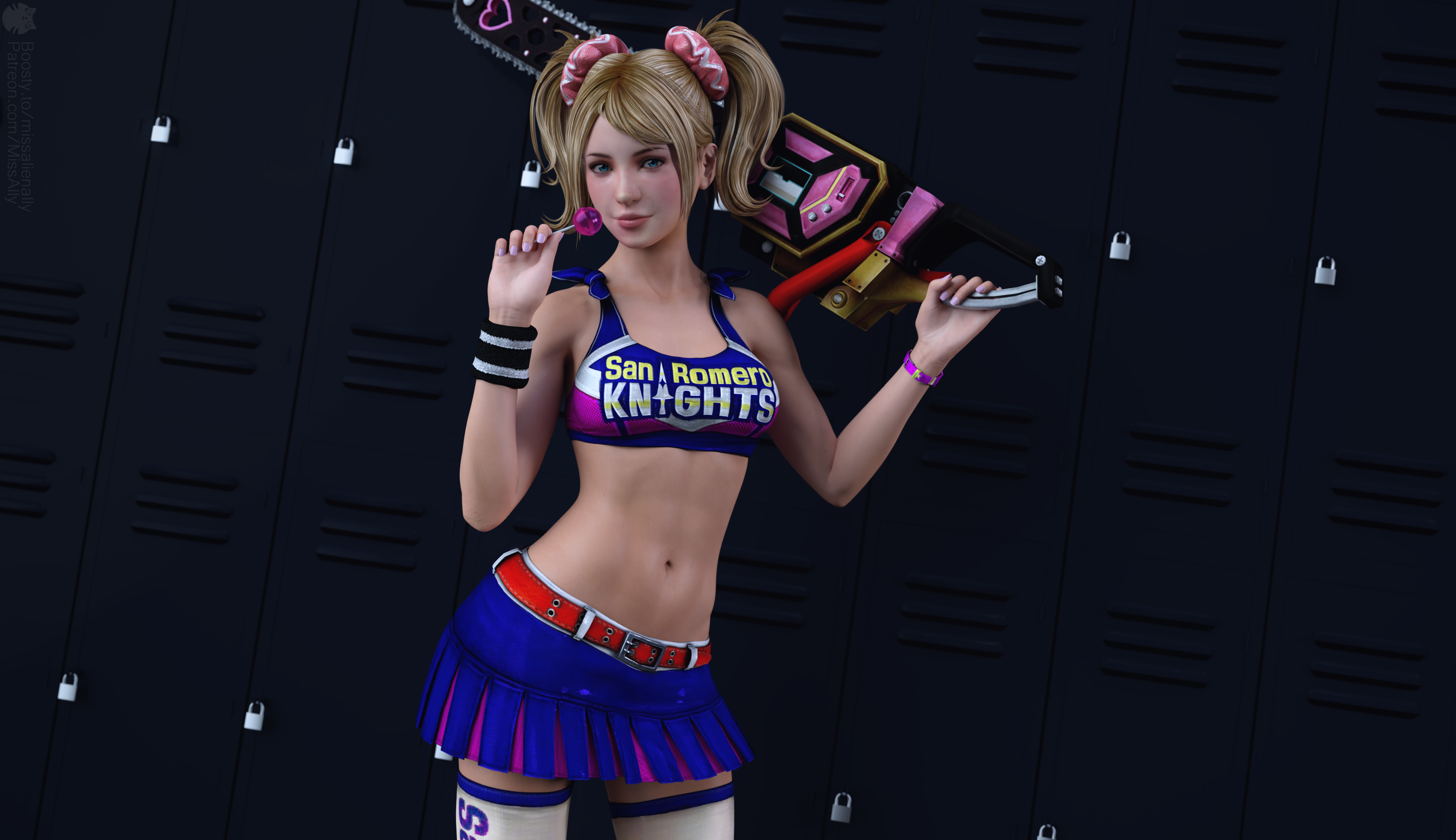 Rule 34 бензопила. Lollipop Chainsaw Juliet Starling.