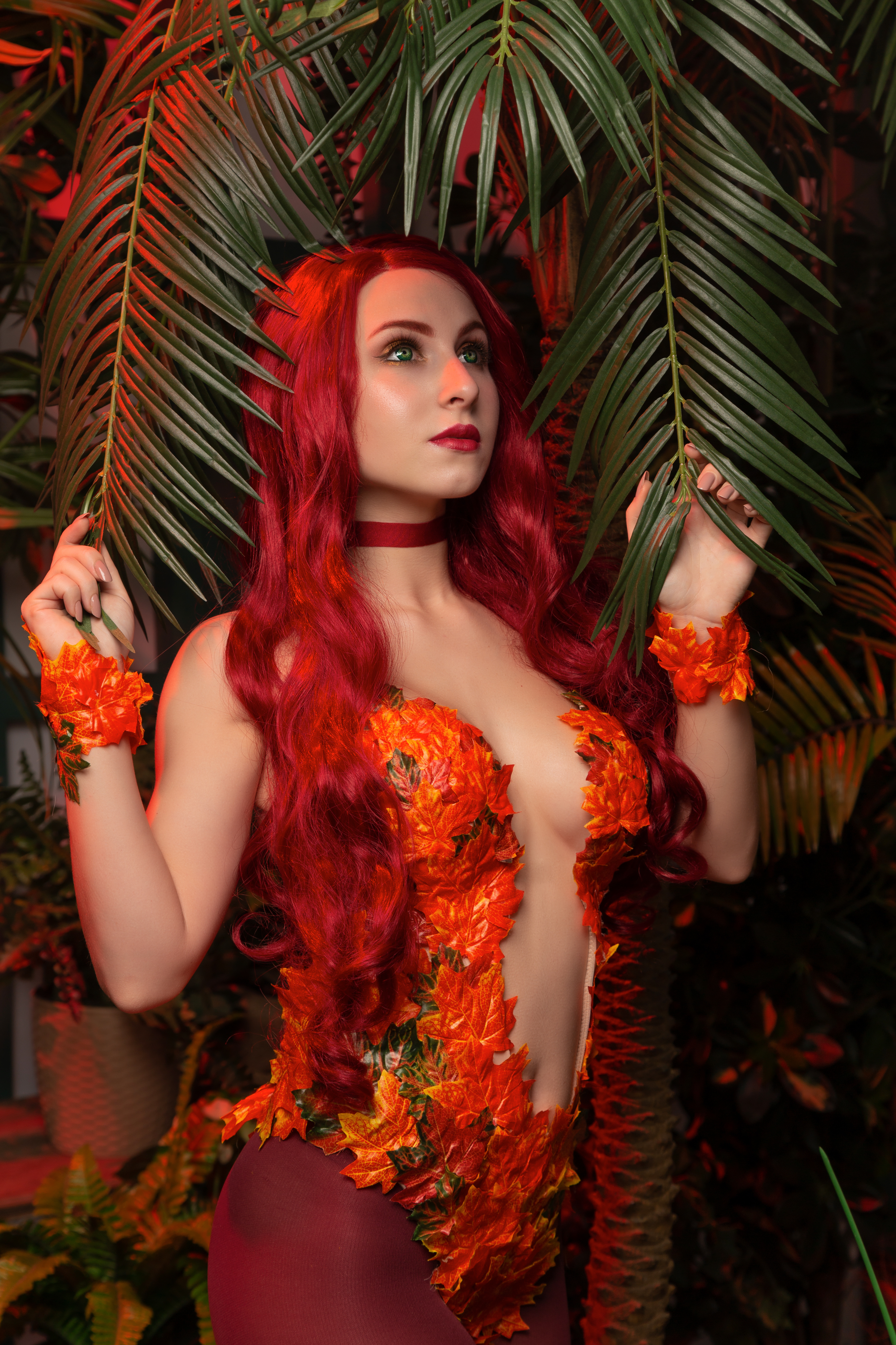 Poison Ivy Autumn cosplay set