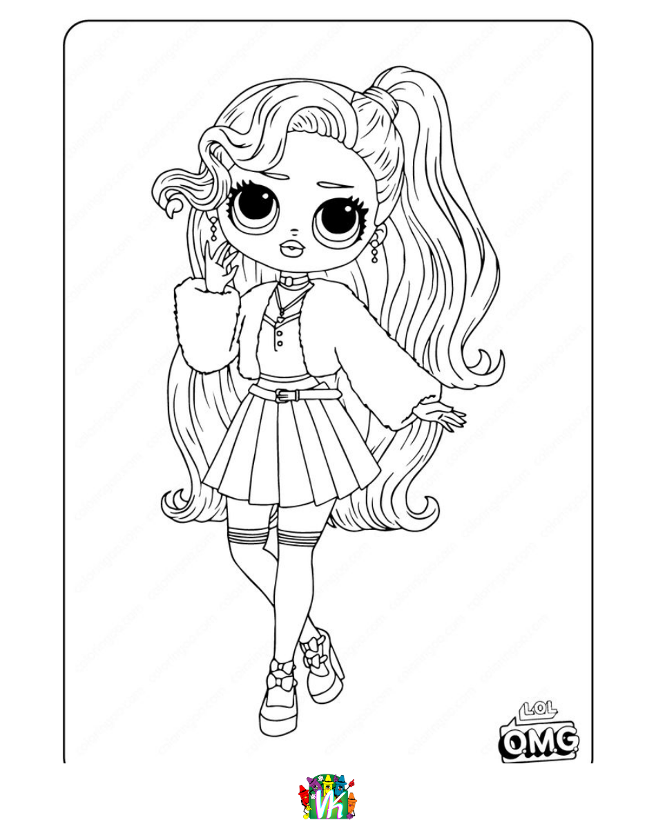 Coloriage Lol Surprise Petite Soeur