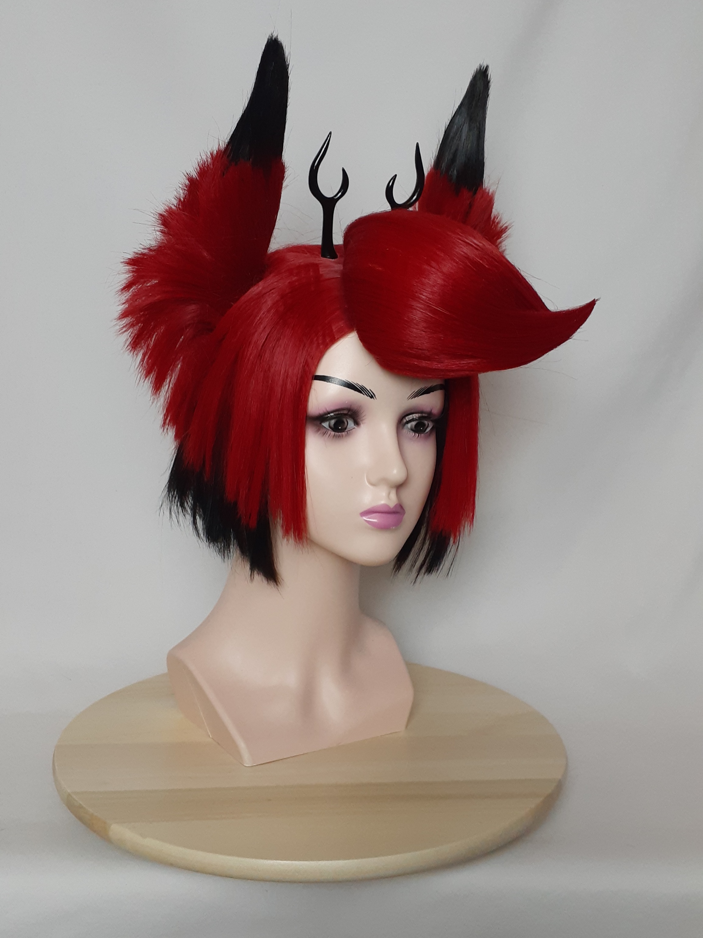 Alastor wig with horns - Limmael | Boosty