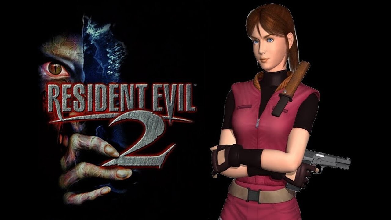 Resident evil 2 единорог. Клэр Рэдфилд 1998. Claire Redfield Resident Evil 2 1998. Resident Evil 2 ps1 Claire.
